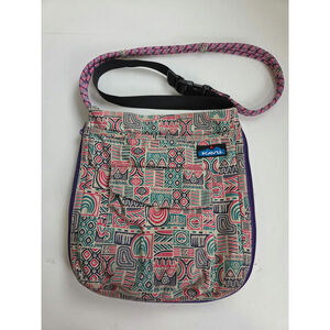 Kavu Crossbody Bag Purse Handbag Aztec Purple Tan Active Sport